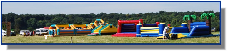 bouncy castles fetes
